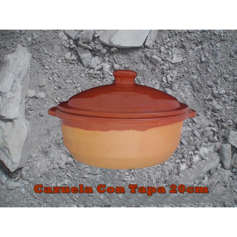 CAZUELA CON TAPA 20 CM.