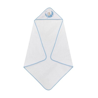 CAPA DE BAÑO 1X1 MT MOD BEAR SLEEPING BCO/AZUL