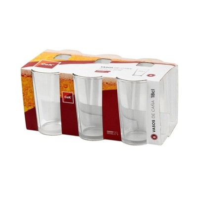 C-6 VASO CAÑA 18 CL COK TEMPERED