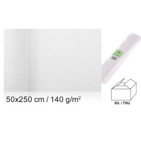 PAPEL CREPE FLORIST 140G.50*250 CM BLANCO