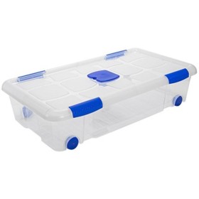 CAJA Nº 11 NEW BOX CON CIERRES ANTIPOLILLA Y RUEDAS 30 L 73.2X41.2X17 CM