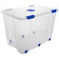 CAJA Nº 19 NEW BOX CON CIERRES ANTIPOLILLA Y RUEDAS 160 L