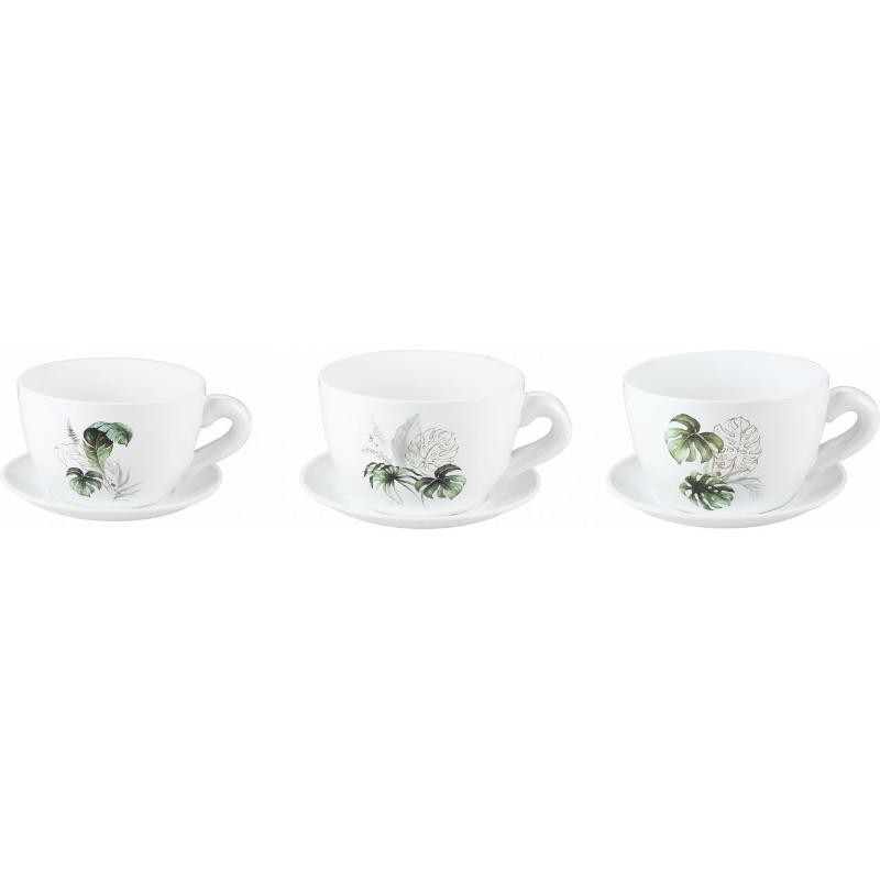 TAZA MACETERO C/PLATO 3 DEC 29*23*14 CM