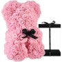 OSO ROSAS C/CAJA 40 CM ROSA