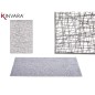 TAPETE RECTANGULAR PLASTICO PLATA