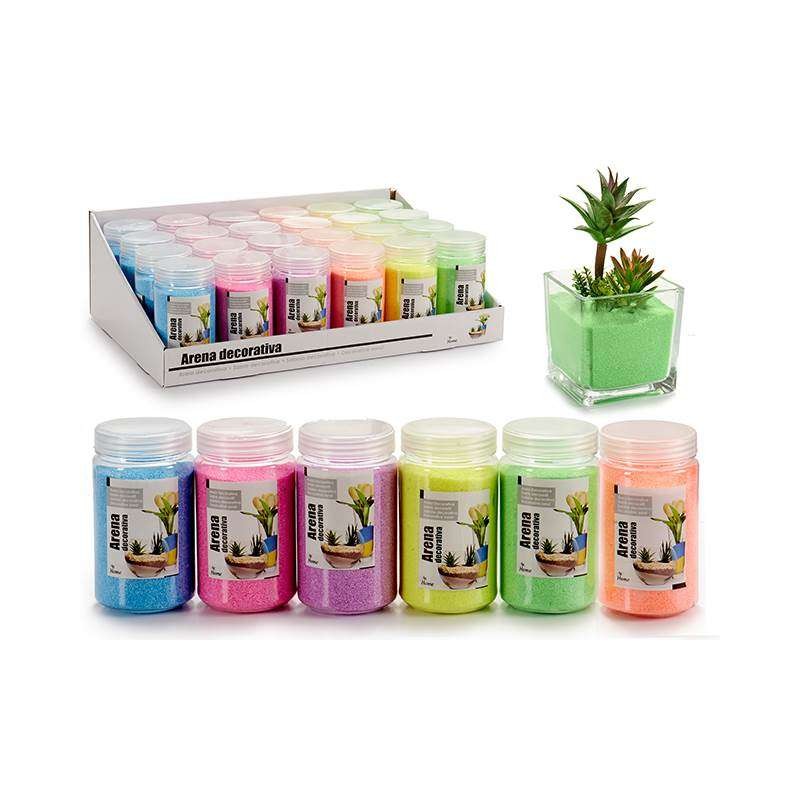 BOTE 500 GR ARENA SURT 6 COLORES                  