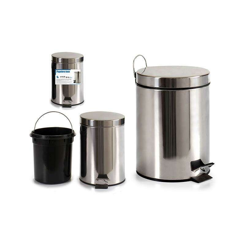 PAPELERA ACERO 5L CON PEDAL