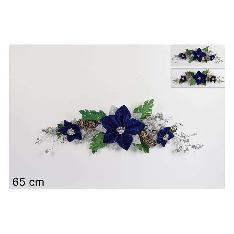 FASCINA DIETROPORTA FIORE NATALIZIO 65 CM         