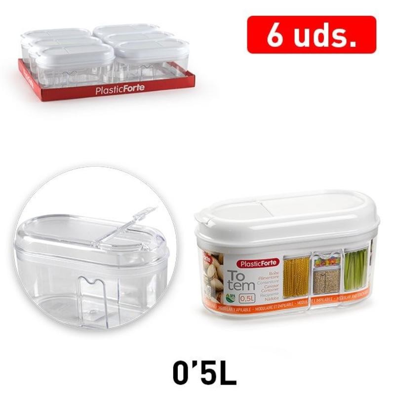 RECIPIENTE TOTEM 0.56 L PS BLANCO