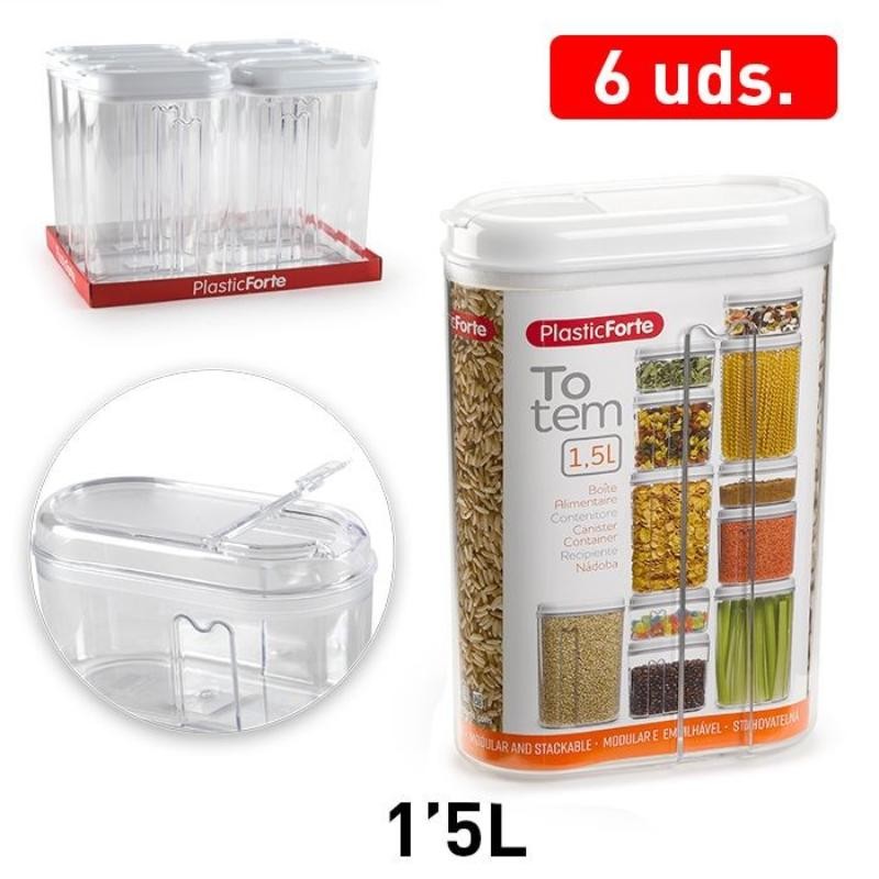 RECIPIENTE TOTEM 1.5 L PS BLANCO