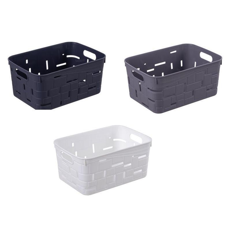 CESTA PVC 3 COL 36*26*17 CM