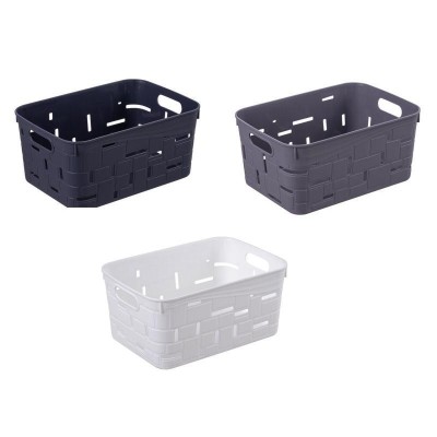 CESTA PVC 3 COL 36*26*17 CM