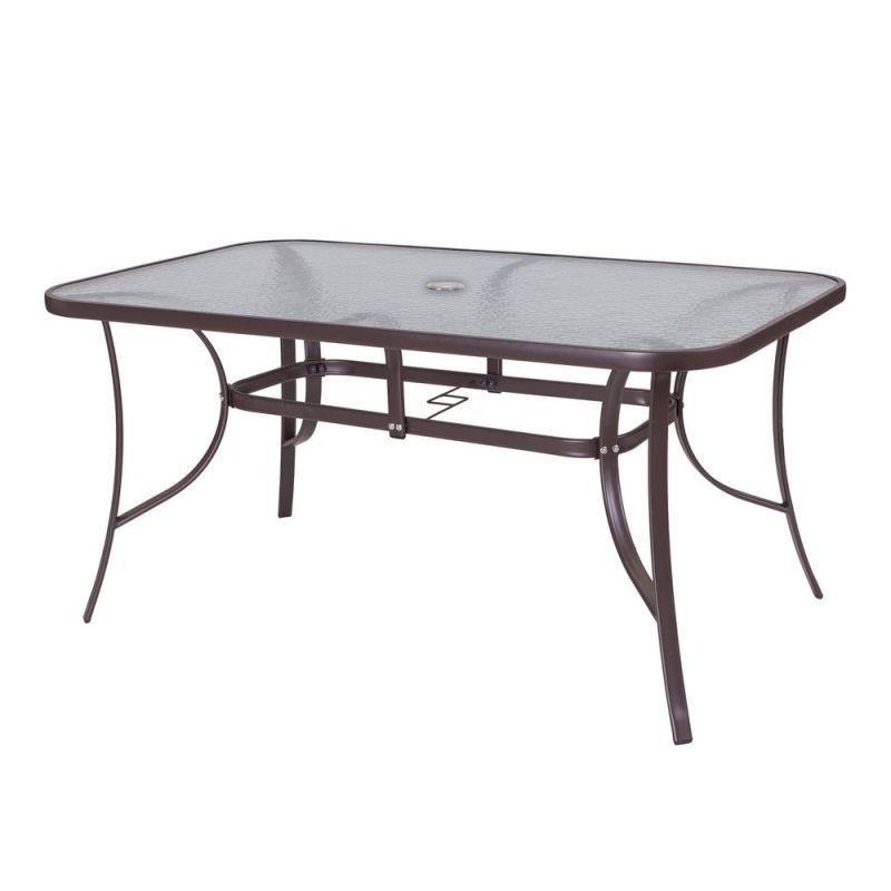 MESA IND MARRON 150*90*75 CM