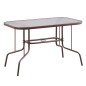 MESA IND MARRON 120*75*70
