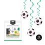 ESPIRAL DECORATIVA FOIL CON DECORACION BALON FUTBOL