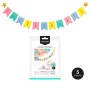 GUIRNALDA FELICIDADES PRINT COLOR 5 M CARTON 13 PCS