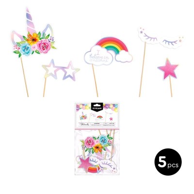 SET ACCESORIOS PARA PHOTOCALL UNICORN ACABADO IRID