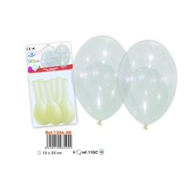 6 GLOBOS TRANSPARENTE EDITION DRAGON