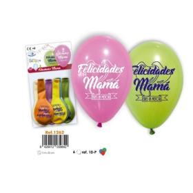 6 GLOBOS FELICIDADES MAMA EDITION DRAGON