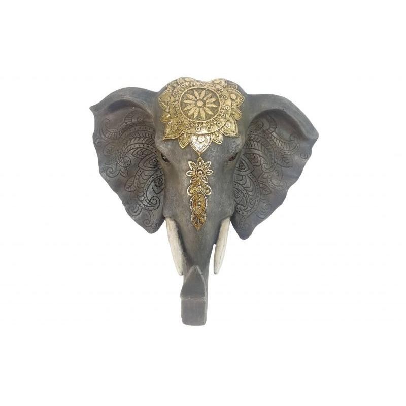 ELEFANTE DEC POLIRESINA 19*19*5 CM
