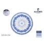 PLATO LLANO MEL 25.5 CM TIE-DYE ALFARES