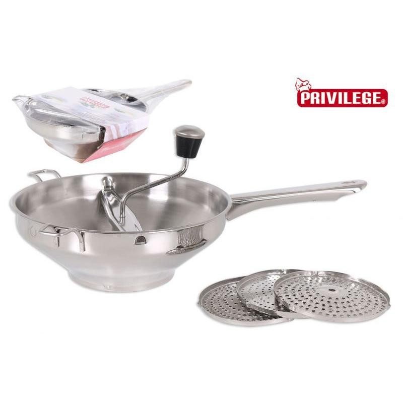 PASAPURE ACERO CON 3 DISCOS 24 CM