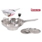 PASAPURE ACERO CON 3 DISCOS 24 CM