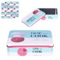 CAJA CON TAPA TIME TO COOK METAL 14 X 4 X 10 CM.