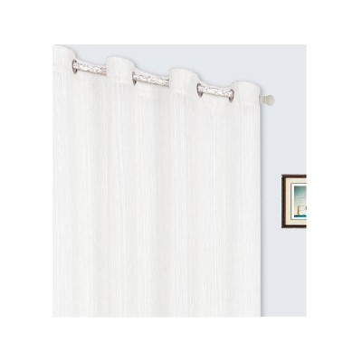 CORTINA CONFECCIONADA ANILLAS 1 PIEZA 140X260 CM BLANCO