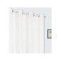 CORTINA CONFECCIONADA ANILLAS 1 PIEZA 140X260 CM BLANCO