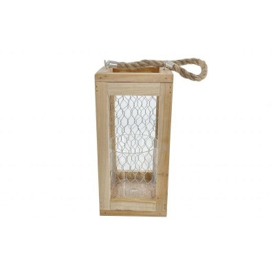 FAROL MADERA DEC 12*25 CM