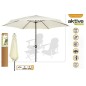 PARASOL D300 CM C/CHIMENEA