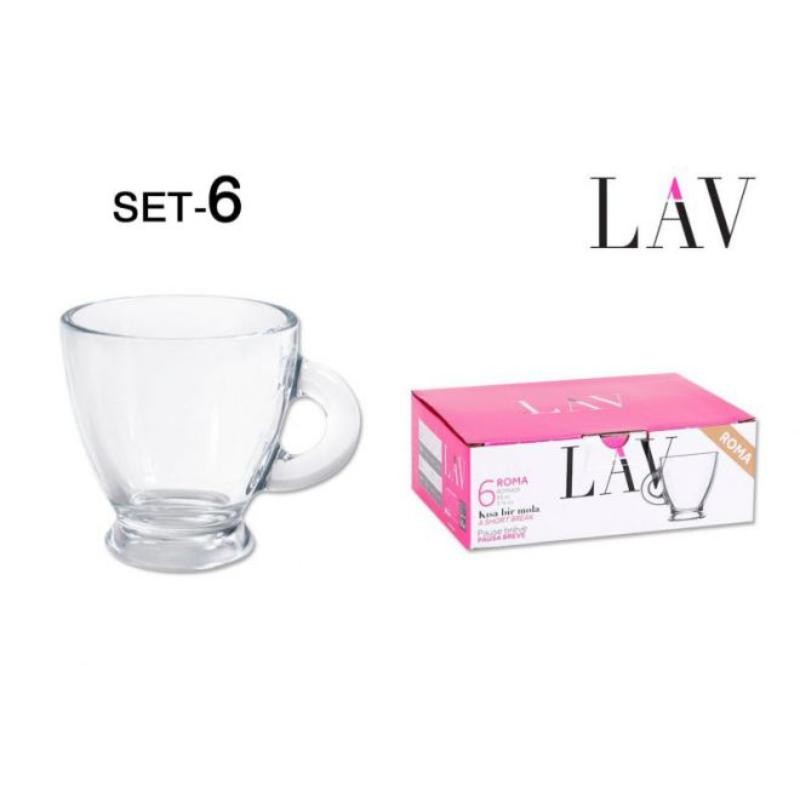 SET 6 TAZAS C/ ASA 95 CC ESPRESSO