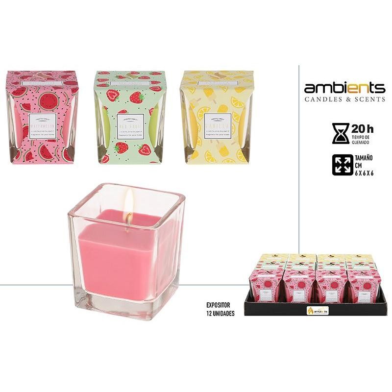 VELA AROMATICA EN VASO FROZEN SU