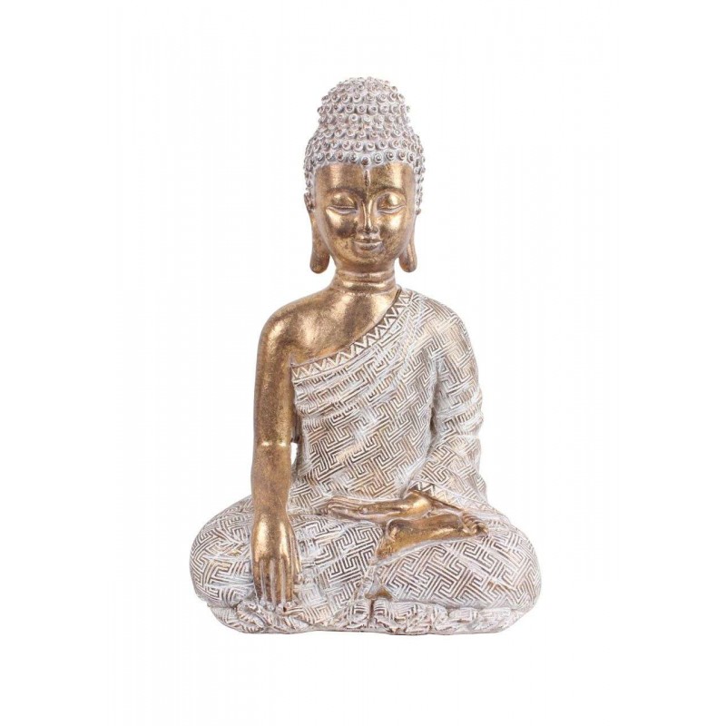 FIG. DEC. POLIRESINA BUDHA ORO 14*10*22H CM       
