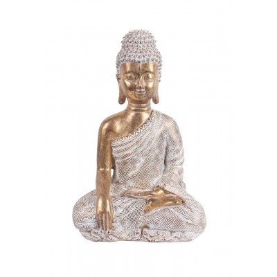 FIG. DEC. POLIRESINA BUDHA ORO 14*10*22H CM       
