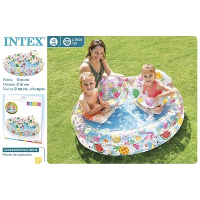 SET PISCINA HINCHABLE 122X25 CM FLOT
