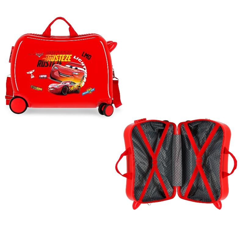 MALETA INF.ABS 4R.CARS RUSTEZE LIGHTWEAR ROJO