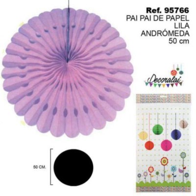 PAI PAI DE PAPEL LILA ANDROMEDA 50 CM