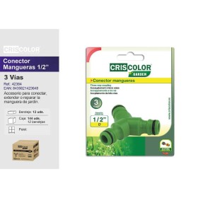CONECTOR MANGUERAS 1/2" TRES VIAS