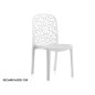SILLA FLORA BLANCA 120X80X125 CM.