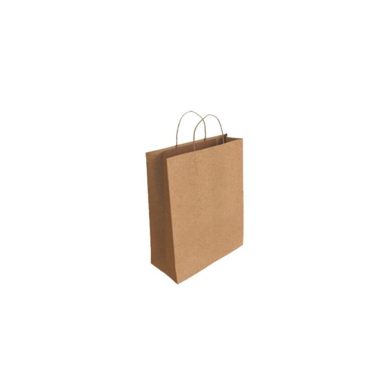 BOLSA PAPEL KRAFT MARRON XS 18X8X24 CM