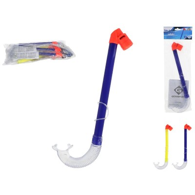 TUBO SNORKEL ADULTO 37X11X2 CM. SURT.
