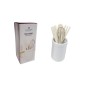 CUBILETE UTENSILIOS COCINA CERAMICA BLANCA