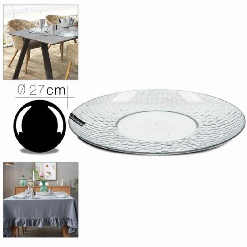PLATO LLANO PLASTICO MAIA DIAM 27X3.5 CM