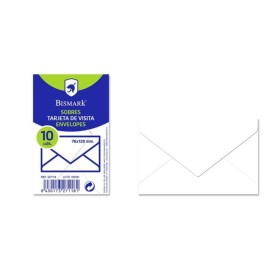 SOBRE BISMARK PAPEL BLANCO 76X120 90GR SET 10