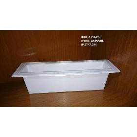 JARDINERA C/ALA. PVC BLANCA