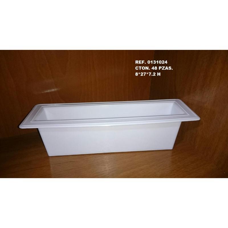 JARDINERA C/ALA. PVC BLANCA
