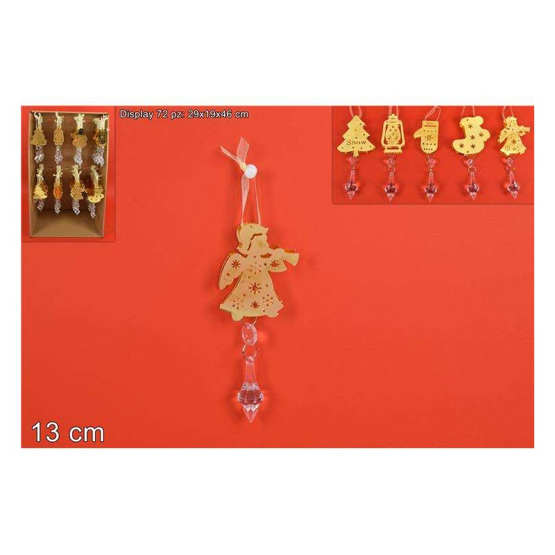 COLGANTE C/COLGANTE 4 SUBJ ORO EN DISPLAY         