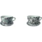 TAZA MACETERO C/PLATO 2 DEC 23*19*12 CM